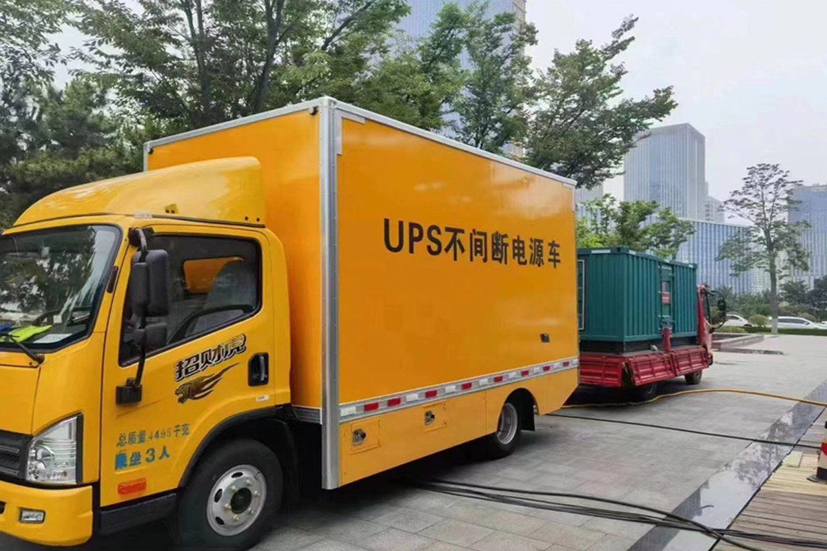 昂仁发电机租赁施工现场